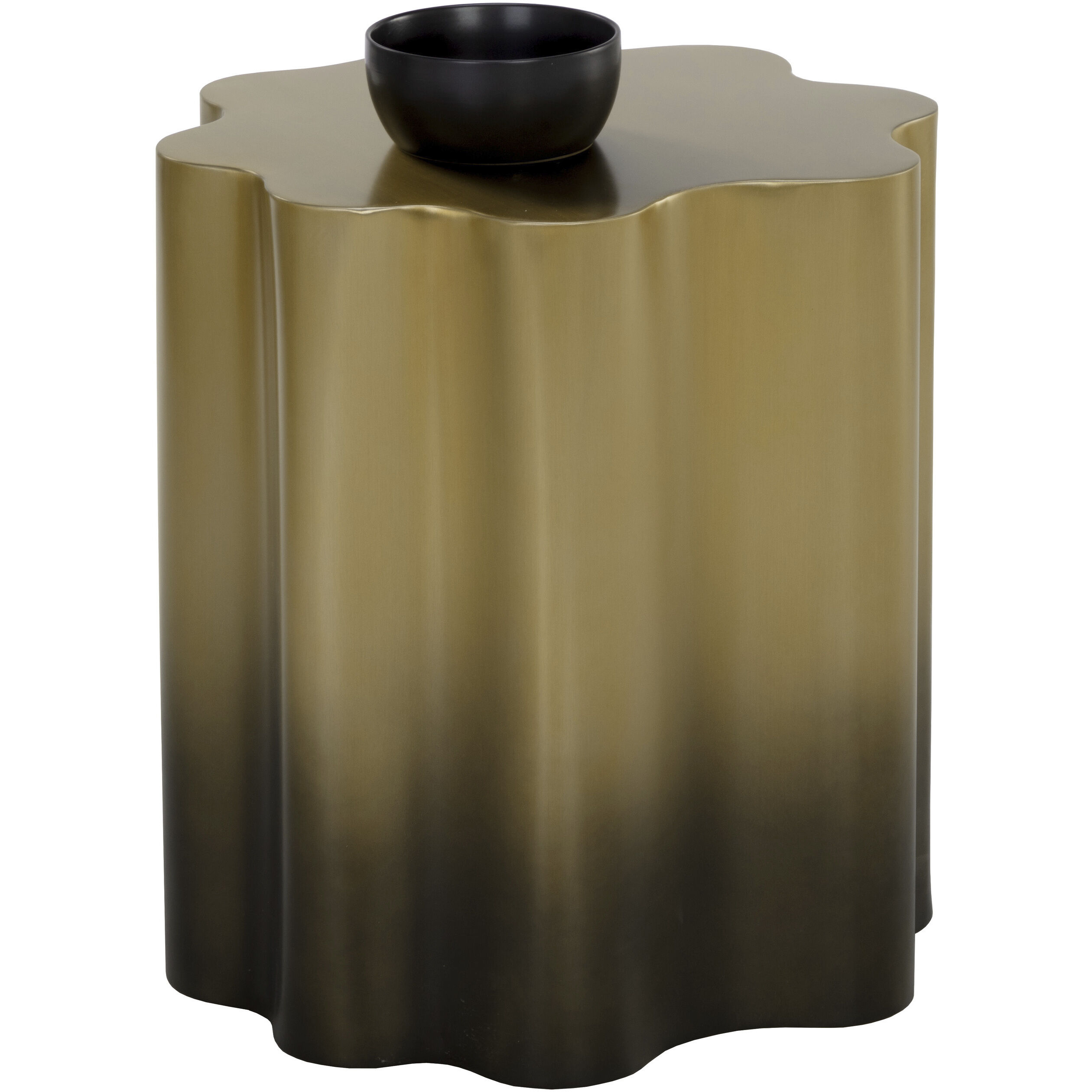 Dahlia 20 X 18 inch Gold Ombre End Table